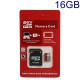 16GB High Speed MicroSD TF Memory Card med SD Adapter