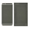 Apple iPhone 6/6S Skin Sticker Mat Glitrende Sort