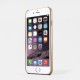 Apple iPhone 6S Plus 6 Plus AMORUS Læder Skin PC Hard Cover Champagne