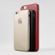 Apple iPhone 6S Plus 6 Plus AMORUS Læder Skin PC Hard Cover Champagne