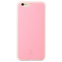 Apple iPhone 6S Plus 6 Plus BASEUS Slim og PU Læder Phone Case Pink