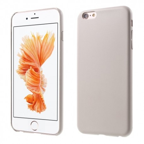 Apple iPhone 6S Plus 6 Plus Crazy Horse Læder Cover Hvid