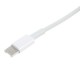 One Port Two Designs Micro USB og 8Pin Oplader Cable Hvid