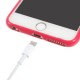 One Port Two Designs Micro USB og 8Pin Oplader Cable Hvid