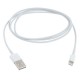 One Port Two Designs Micro USB og 8Pin Oplader Cable Hvid