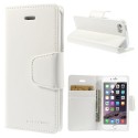 iPhone SE 5S 5 MERCURY Sonata Diary Læder Pung Hvid