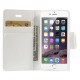 Apple iPhone SE 5S 5 MERCURY Sonata Diary Læder Pung Hvid