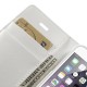 Apple iPhone SE 5S 5 MERCURY Sonata Diary Læder Pung Hvid