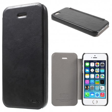 Apple iPhone SE 5S 5 KLX Læder Cover Accessory Hvid