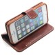 Apple iPhone SE 5S 5 Syet Læder Cover Brun