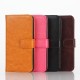 Apple iPhone SE 5S 5 CRAZY HORSE Læder Pung Cover Brun