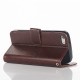 Apple iPhone SE 5S 5 CRAZY HORSE Læder Pung Cover Coffe