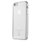 Apple iPhone SE 5S 5 BASEUS Skinnende Gele TPU Cover Silver