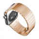Apple Watch 42 mm Rustfrit Stål Armbånd med Butterfly Lukning Rose Guld