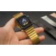Apple Watch 42 mm Rustfrit Stål Armbånd med Butterfly Lukning Guld