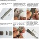 Apple Watch 42 mm Rustfrit Stål Armbånd med Butterfly Lukning Guld