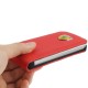 Apple iPhone SE 5S 5 Ferrari Series Læder Cover Rød