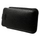 Apple iPhone 6 Plus 6S Plus 7 Plus Samsung S7 Edge Pull Tab Ægte Læder Etiu 16 x 9cm Sort