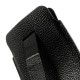 Apple iPhone 6 Plus 6S Plus 7 Plus Samsung S7 Edge Pull Tab Ægte Læder Etiu 16 x 9cm Sort