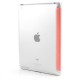 Apple iPad 4 3 2 Slim PU Læder Smart Cover med Plastik Bag Cover Pink