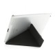 Apple iPad 4 3 2 Slim PU Læder Smart Cover med Plastik Bag Cover Sort