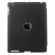 4-fold Slim Smart Etui Companion Cover til iPad 4 / new iPad (iPad 3) / iPad 2 (Sort)