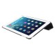 4-fold Slim Smart Etui Companion Cover til iPad 4 / new iPad (iPad 3) / iPad 2 (Sort)
