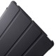 4-fold Slim Smart Etui Companion Cover til iPad 4 / new iPad (iPad 3) / iPad 2 (Sort)