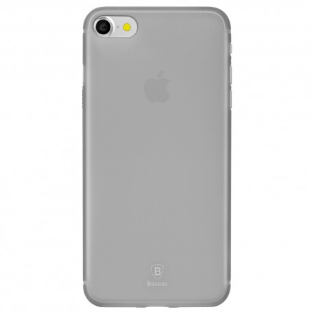 Apple iPhone 7 BASEUS Mat 0.5mm Slim PP Plastik Cover Gennemsigtig Sort