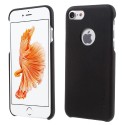 iPhone 8/7 G-CASE Noble Series Læder Coated PC Cover Sort