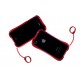 CLEAVE CRYSTAL RING FINGER STRAP-RUBY CRYSTAL