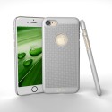iPhone 8/7 LOOPEE Hollow Mesh Heat Dissipation PC Cover Sølv
