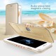 Apple iPhone 7 Magnetisk Læder Cover Guld