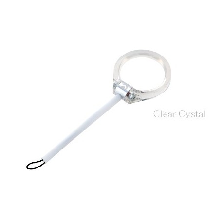 CLEAVE CRYSTAL RING FINGER STRAP-CLEAR CRYSTAL