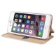 Apple iPhone 7 Magnetisk Læder Cover Guld