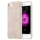 Apple iPhone 7 USAMS PU Læder Beskyttelses Cover Cream