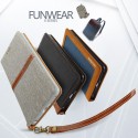 iPhone 8/7 KLD Funwear X Series Læder Etui Blå