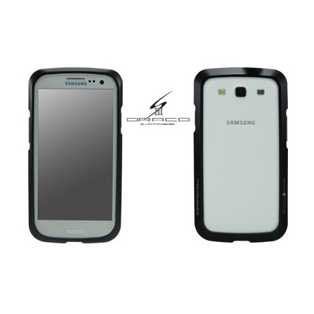 DRACO S3 ALUMINUM BUMPER for Samsung Galaxy S3-METRO BLACK