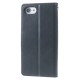 Apple iPhone 7 MERCURY GOOSPERY Blue Moon Læder Pung Cover Mørkeblå