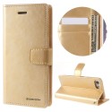 iPhone 8/7 MERCURY GOOSPERY Blue Moon Læder Etui Guld