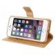 Apple iPhone 7 MERCURY GOOSPERY Blue Moon Læder Etui Guld