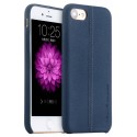 iPhone 8/7 USAMS Joe Series Slim PU Læder Cover Mørkeblå