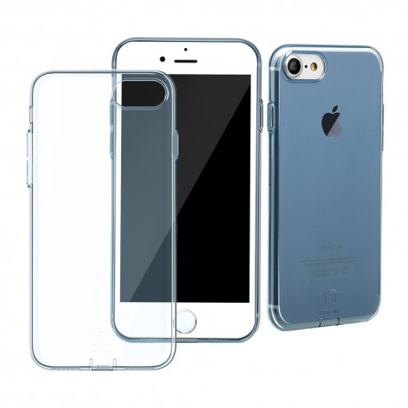 Apple iPhone 7 BASEUS Simple Series TPU Beskyttelses Cover Blå