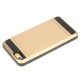 Apple iPhone 7 TPU Cover med Kort Holder Guld