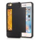 Apple iPhone 7 TPU Cover med Kort Holder Sort