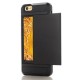 Apple iPhone 7 TPU Cover med Kort Holder Sort