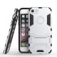 Apple iPhone 7 Solid TPU Hybrid Cover med Støtte Sølv