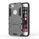 Apple iPhone 7 Solid TPU Hybrid Cover med Støtte Grå