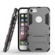 Apple iPhone 7 Solid TPU Hybrid Cover med Støtte Grå