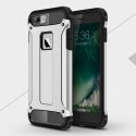 iPhone 8/7 Armor Guard Plastik TPU Hybrid Cover Sølv